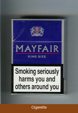 Mayfair King Size cigarettes hard box