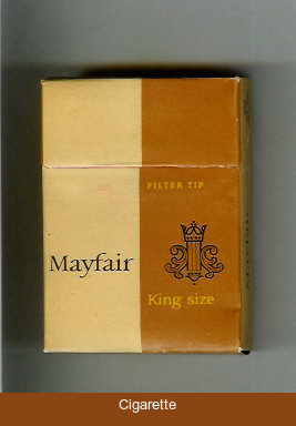 Mayfair Filter Tip King Size cigarettes hard box