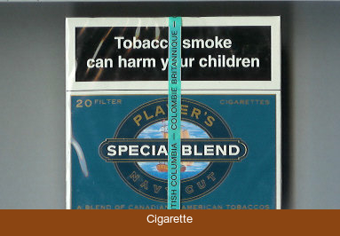 Player's Navy Cut Special Blend blue cigarettes wide flat hard box