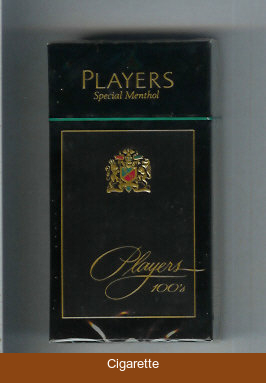 Players Special Menthol 100s cigarettes hard box