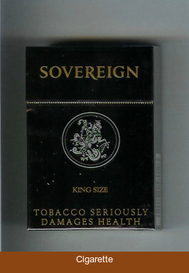 Sovereign cigarettes black hard box