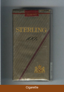 Sterling 100s cigarettes soft box