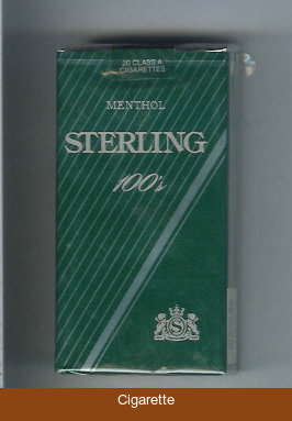 Sterling Menthol 100s cigarettes soft box