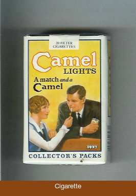 Camel Collectors Packs 1927 Lights cigarettes soft box