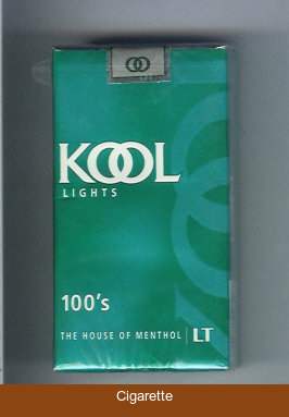 Kool Lights 100s The House of Menthol cigarettes soft box