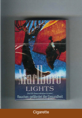 Marlboro Lights hard box cigarettes