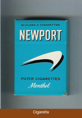 Newport Menthol old design Filter Cigarettes hard box