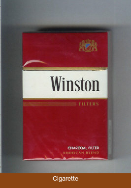 Winston Charcoal Filter Filters cigarettes hard box