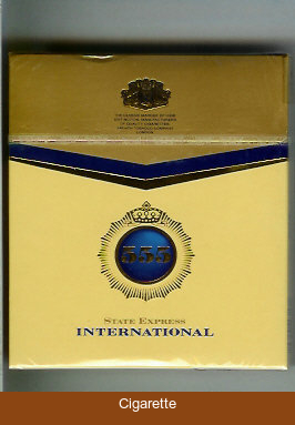 555 State Express International USA Cigarettes