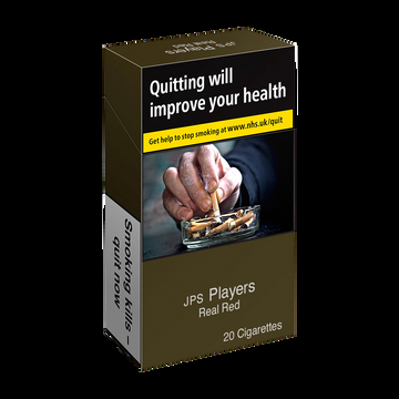 JPS Players Real Red King Size - 20 Cigarettes