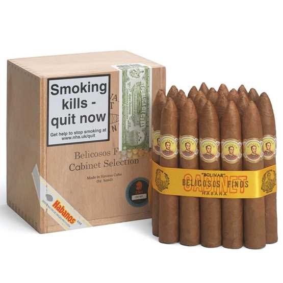 Bolivar Belicosos Finos Cigar – Cabinet of 25