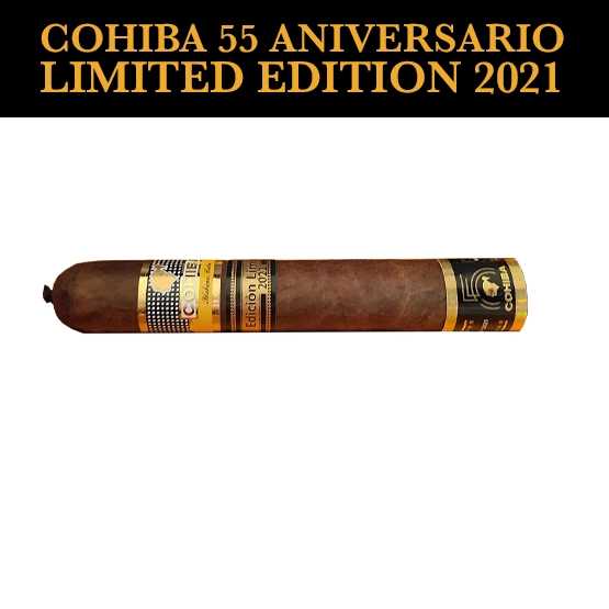 Cohiba 55 Aniversario Cigar (2021 Limited Edition) – Single