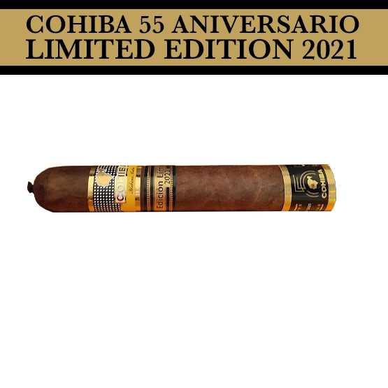 Cohiba 55 Aniversario Cigar (2021 Limited Edition) – Single