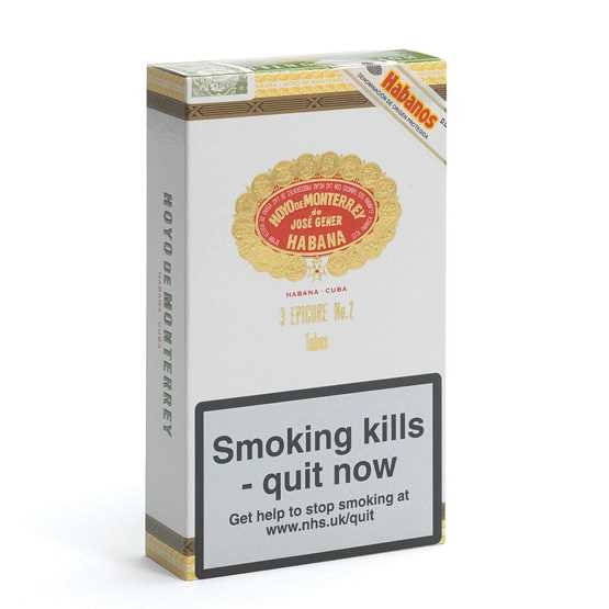 Hoyo De Monterrey Epicure No.2 Cigar – Pack of 3 Tubos