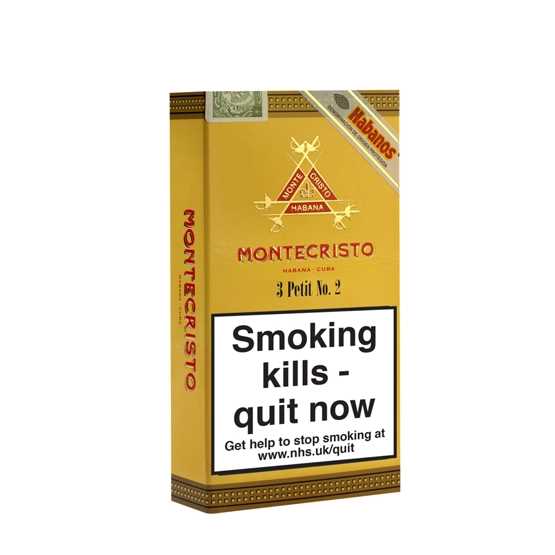 Montecristo Petit No.2 Tubos Cigar – Pack of 3