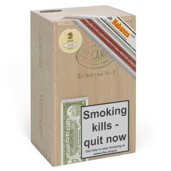 La Flor de Cano Selectos No.3 Cigar (2025 UK Regional Edition) – Box of 25