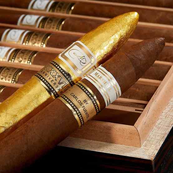 Daniel Marshall by Carlos Fuente XXXVIII Anniversary Cigars with Macassar Ebony Travel Humidor – Limited Edition 2020