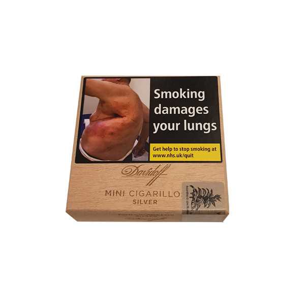 Davidoff Mini Silver (50 Cigarillos) – Single Wooden Box