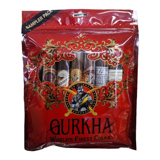 Gurkha Nicaraguan Toro Selection Sampler Bag RED – 6 Cigars