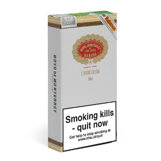 Hoyo De Monterrey Epicure Especial Cigar – Pack of 3 Tubos