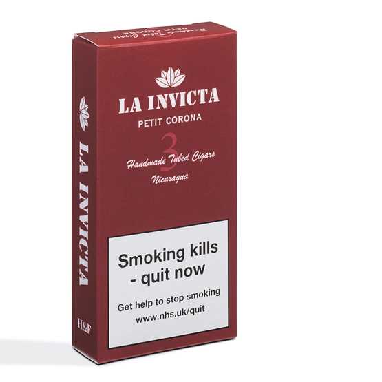 La Invicta Nicaraguan Petit Corona Tubed Cigar – Pack of 3