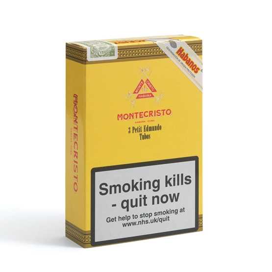 Montecristo Edmundo Cigar – Pack of 3 Tubos