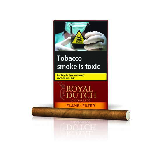 Royal Dutch Flame Filter (10 Cigarillos) – Single Pack