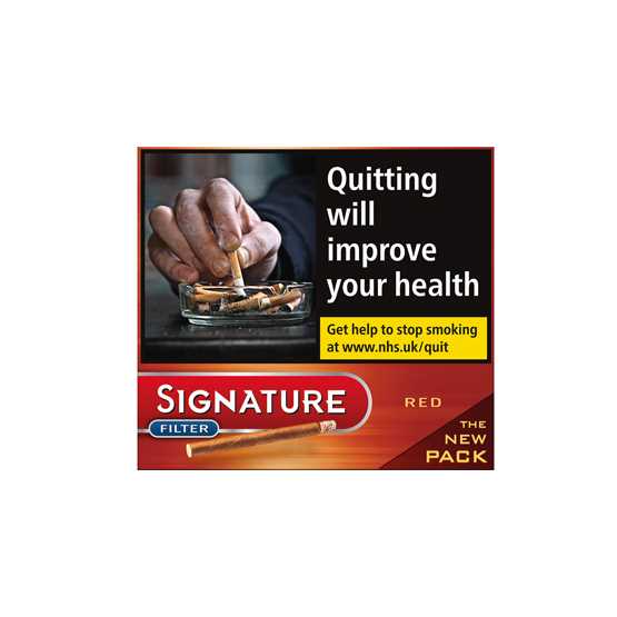 Signature Filter Red (10 Cigars) – Single Pack
