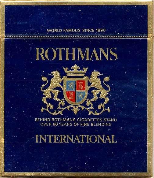 Rothmans Cigarette Brand