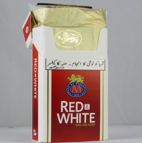 Red and White Cigarettes