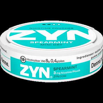 ZYN Mini Dry Spearmint 3mg