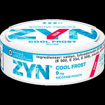 ZYN Slim Cool Frost Strong
