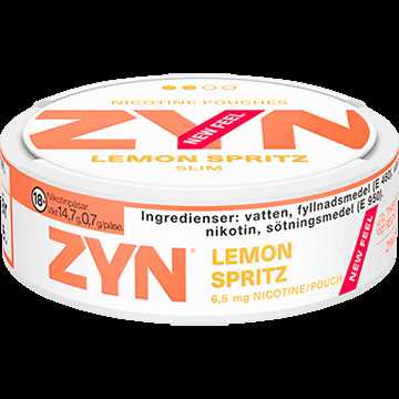ZYN Lemon Spritz Slim
